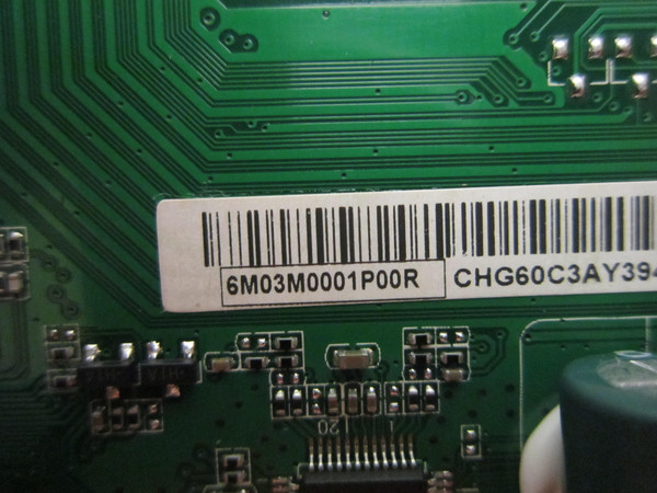 Vizio V655-G9 Main Board (6M03A0000S00J) 6M03M0001P00R