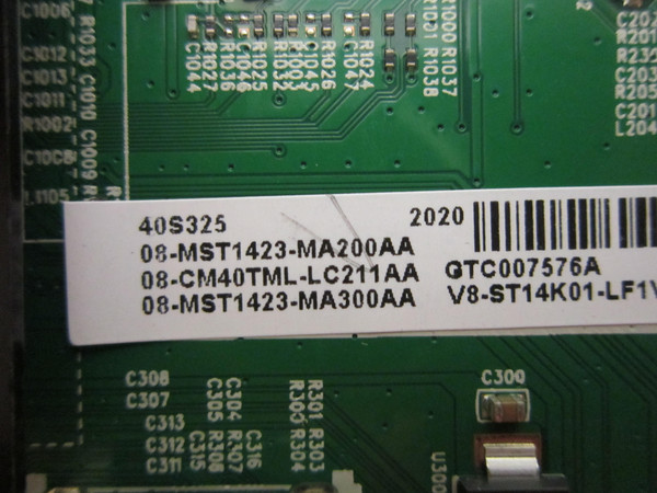 TCL 40S325 Main Board (40-MS14FA-MAB2HG) 08-MST1423-MA200AA