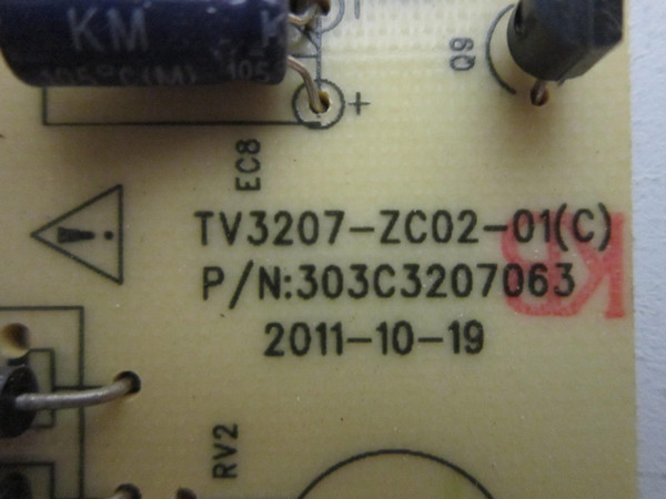 Westinghouse LD-3240 Power Supply (PS11207AC) TV3207-ZC02-01-C