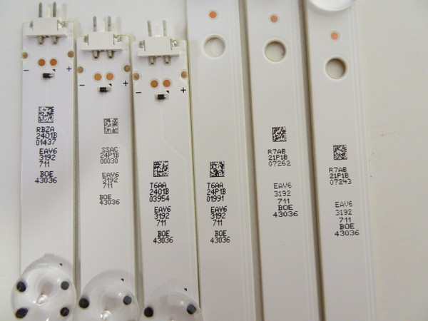 LG 43LH5700-UD LED Backlight Strip Set (6) EAV63192711 A/B
