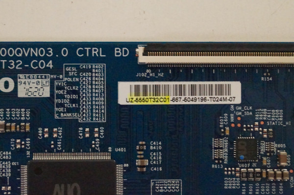 Element EL4KAMZ5017T / Vizio P50-C1 D50U-D1 M50-D1 T-Con Board 55.50T32.C01