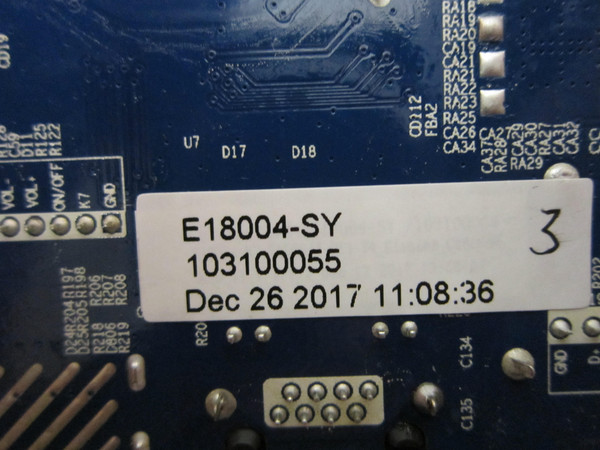 Element E4SFT5017 Main Board (CV6586H-A50) E18004-SY