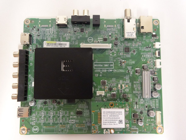 Vizio E32H-D1 Main Board (715G7740-M01-B00-005T) 756TXFCB06K0020