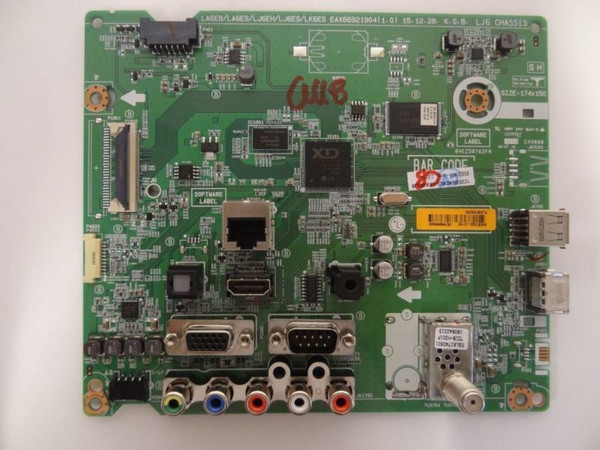 LG 55LW340C-UA BUSCLJR Main Board (EAX66921904) EBT64286608