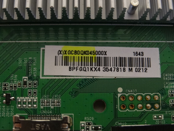 Sharp LC-43LB481U Main Board - (715G7228-M01-002-004Y) - 756TXGCB0QK0450