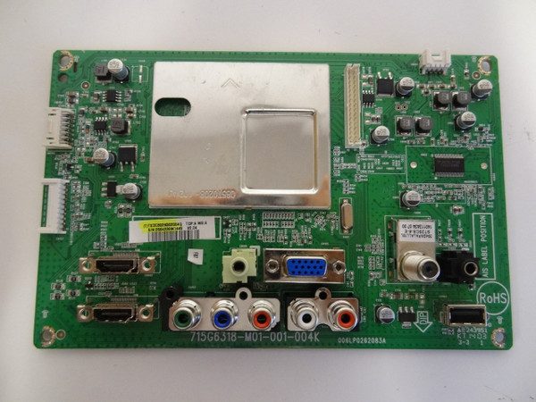 Vizio E280-A1 Main Board TXDCB02K062 756TXDCB02K062