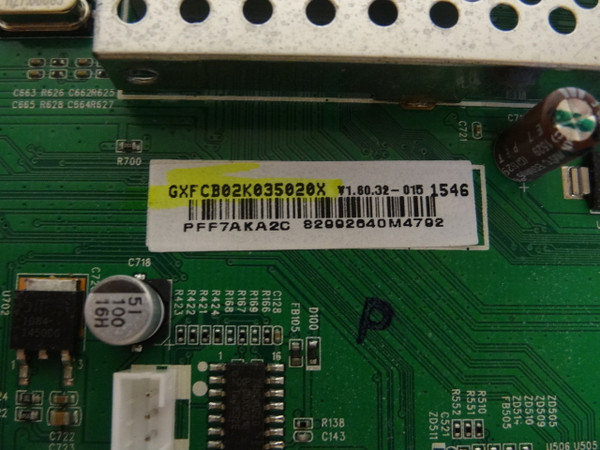 Vizio E55-C1 Main Board XFCB02K0350 756TXFCB02K0350