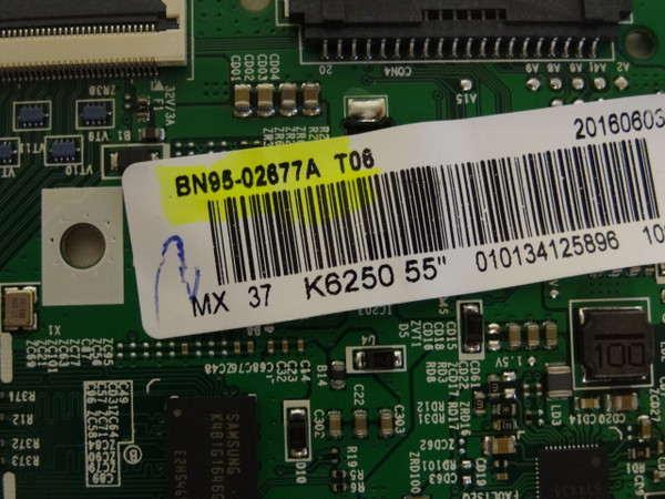 Samsung UN55J6250AFXZA T-Con Board BN97-10799A BN95-02677A