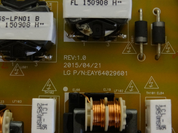 LG 50UF8300-UA Power Supply Board LGP50N-15UL12 EAY64029601