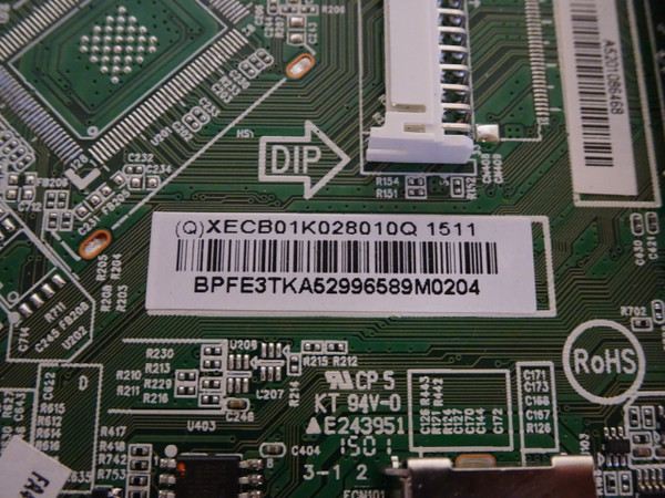 NEC E505 Main Board (XECB01K0280) 756TXECB01K0280