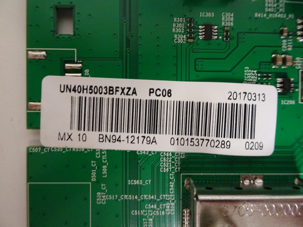 Samsung UN40H5003BFXZA Main Board BN97-13120A BN94-12179A
