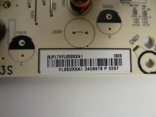 Sharp LC-32LB480U Power Supply (715G7198-P01-002-003S) PLTVFL253XXA1