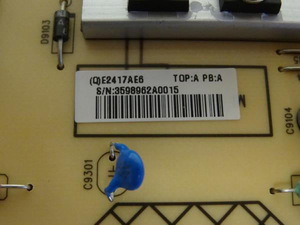 Panasonic TH-43LFE8U Power Supply Board (715G7272-P02-001-003S) E2417AE6