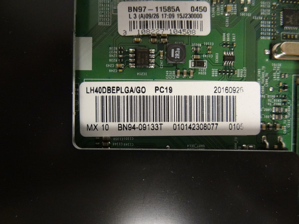 Samsung LH40DBEPLGA/GO Main Board (BN97-11585A) BN94-09133T
