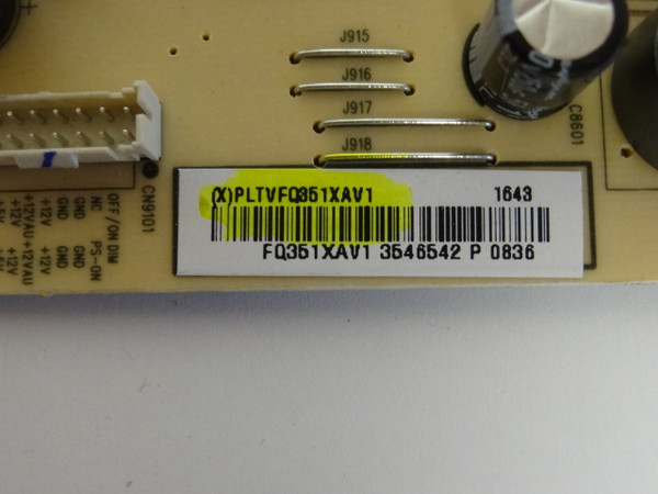Sharp LC-43LB481U Power Supply 715G6934-P01-005-003M PLTVFQ351XAV1