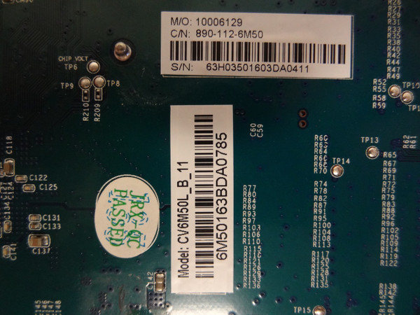 Kenmore 348.71398610 FRC Board (CV6M50L-B, 890-112-6M50) 63H0350