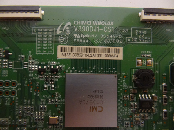 Seiki SE39UY04 T-Con Board (V390DJ1-CS1) 3E-D086910