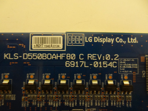 LG 55LV77A-5B LED Driver (KLS-D550B0AHF80) 6917L-0154C