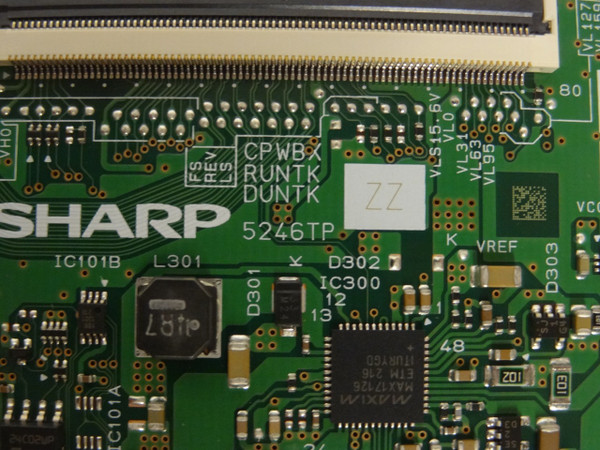 Samsung UN40EH5000FXZA T-Con Board (RUNTK5246TPZZ) BN96-23812A