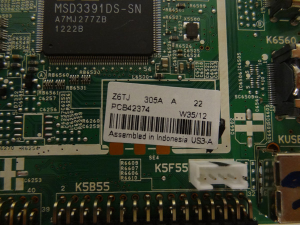 Sanyo DP39842 DP32642 Main Board (1LG4B10Y1120A) 1LG4B10Y11200 Z6TJ