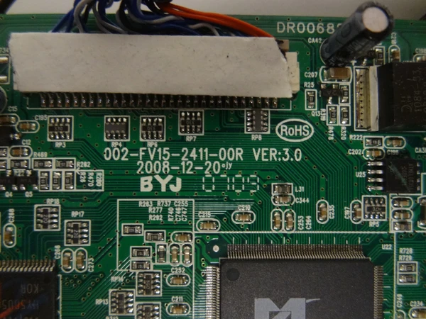 Coby TFDVD2284 Main Board (Version 3) 002-FV15-2411-00R
