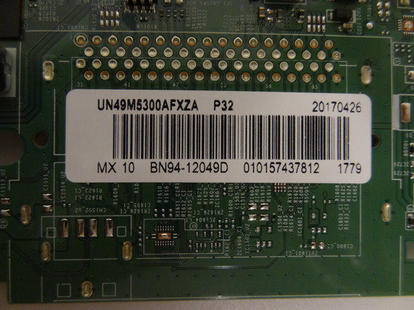 Samsung UN49M5300AFXZA Main Board (BN97-12969D) BN94-12049D