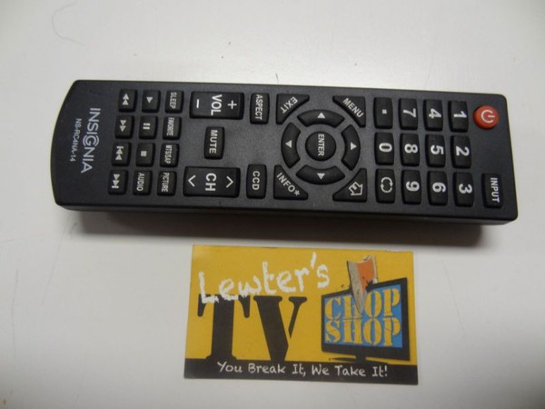 Insignia NS-46D400NA14 NS-32E2000A14 NS-39L400NA14 Remote Control NS-RC4NA-14