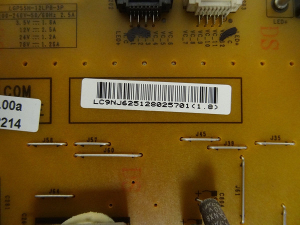 LG 55LM8600-UA 55LM7600-UA Power Supply (EAX64744301) EAY62512802
