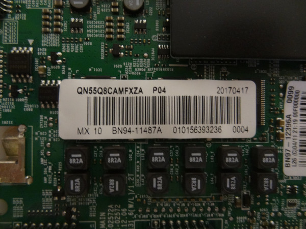 Samsung QN55Q8CAMFXZA Main Board (BN97-12396A) BN94-11487A