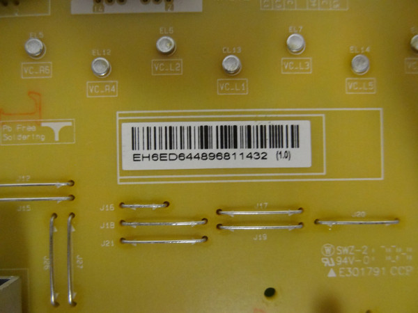 LG 75UJ657A-UB Power Supply Board (EAX67264301, LGP75-17UH12) EAY64489681