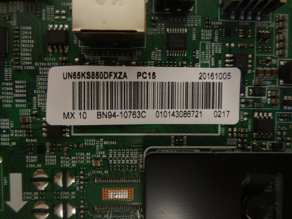 Samsung UN65KS850DFXZA Main Board (BN97-10625W) BN94-10763C