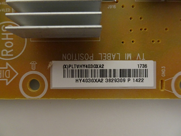 Vizio D50F-E1 Power Supply Board (715G8460-P02-001-002H) PLTVHY403GXA2