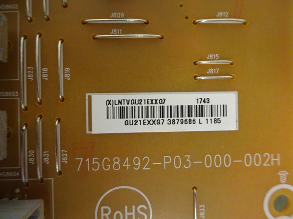 Vizio E55-E1 LED Driver (715G8492-P03-000-002H) LNTVGU21EXXG7