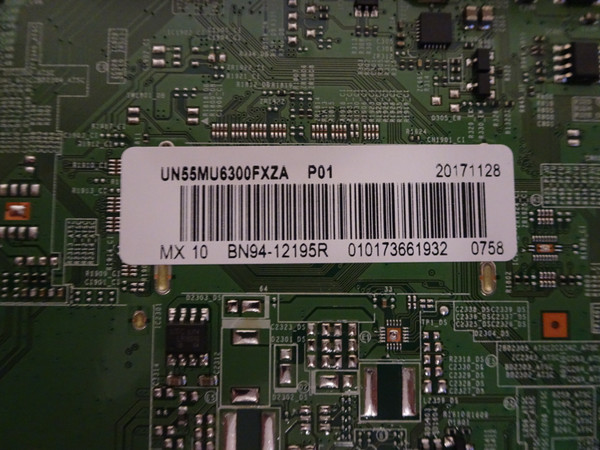 Samsung UN55MU6300FXZA Main Board BN94-12195R