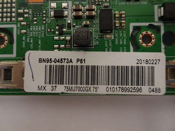 Samsung UN75MU8000FXZA T-Con Board (CY-KM075FLLVEH, BN97-13560A) BN95-04573A