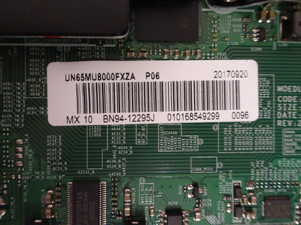 Samsung UN65MU8000FXZA Main Board BN94-12295J