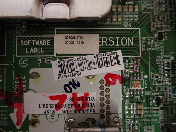 LG 55UJ6300-UA AUSYLOR Main Board (NC550DGG-AAFX3, EAX67146203) EBT64426303