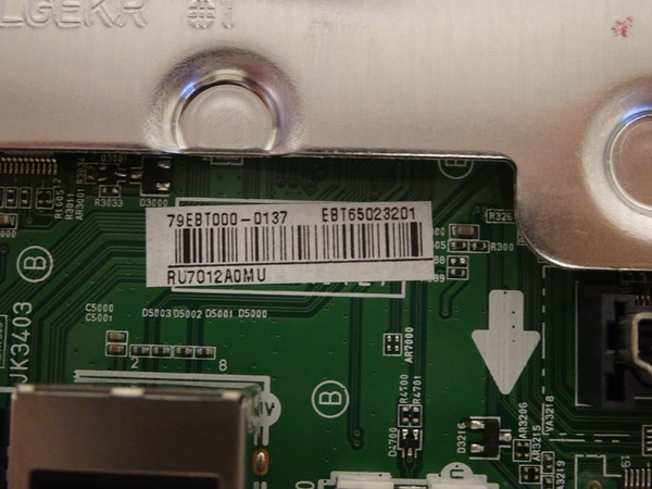 LG 60UJ6050-UA BUSYLOR Main Board (NC600DGE-AAFX3, EAX67187104) EBT65023201