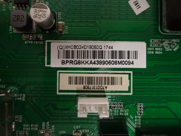 Vizio D43F-F1 Main Board (715G8320-M01-B00-004Y) 756TXHCB02K0190