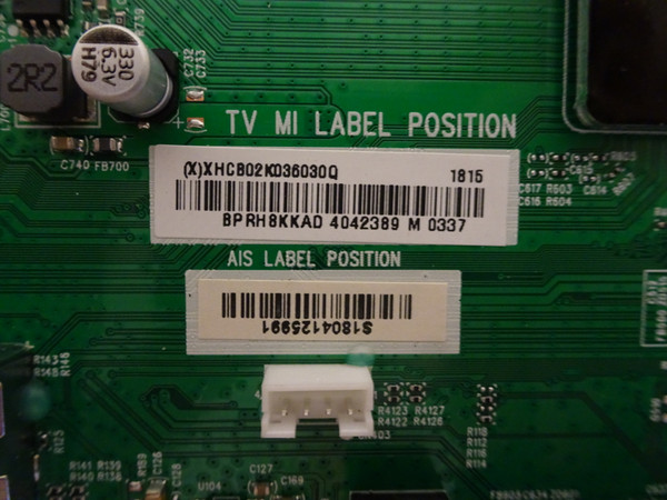 Vizio D32H-F1 Main Board (XHCB02K0360) 756TXHCB02K0360