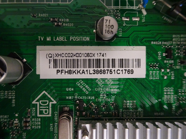 Vizio D24F-F1 Main Board (XHCC02K0010) 756TXHCC02K001