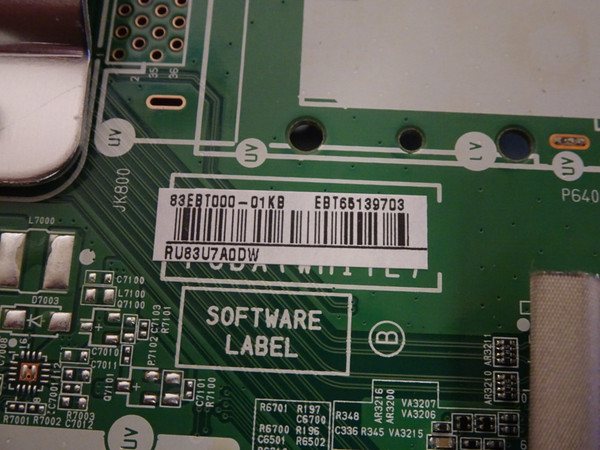 LG 65SK8000PUA BUSWLJR Main Board (LC650EQH-FLM1, EAX67861603) EBT65139703