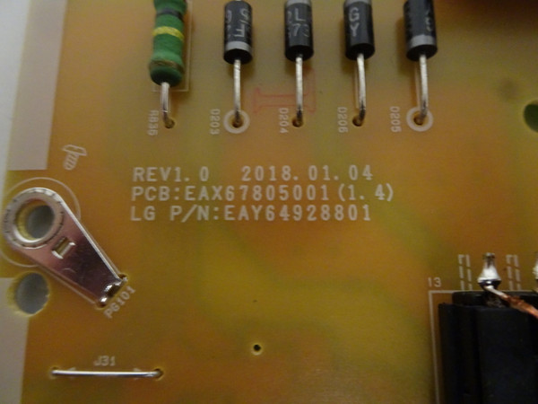 LG 65UK6300PUE Power Supply (EAX67805001) EAY64928801