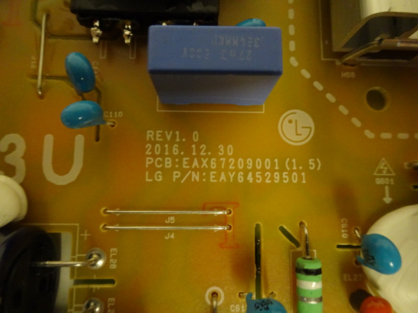 LG 43UJ6300-UA 43UK6300PUE Power Supply (EAX67209001) EAY64529501