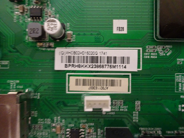 Vizio D43F-E1 Main Board (XHCB02K0150) 756TXHCB02K0150