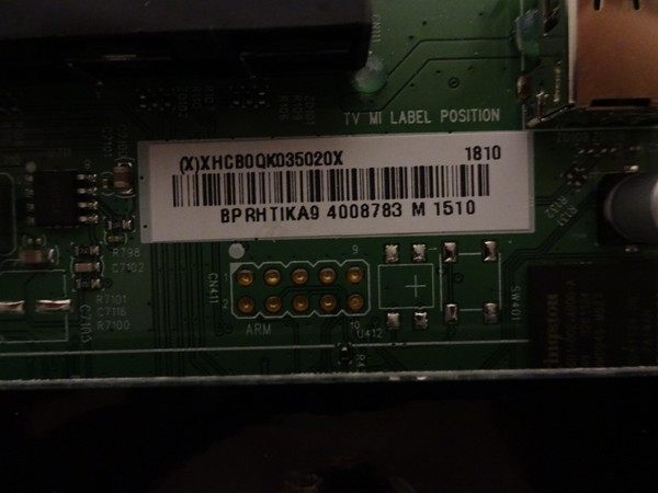 Vizio E55-F1 Main Board (XHCB0QK035) 756TXHCB0QK035