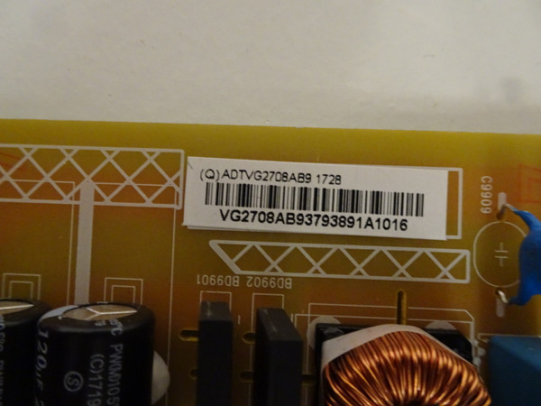 Vizio D40F-E1 Power Supply (715G6131-P02-003-002H) ADTVG2708AB9