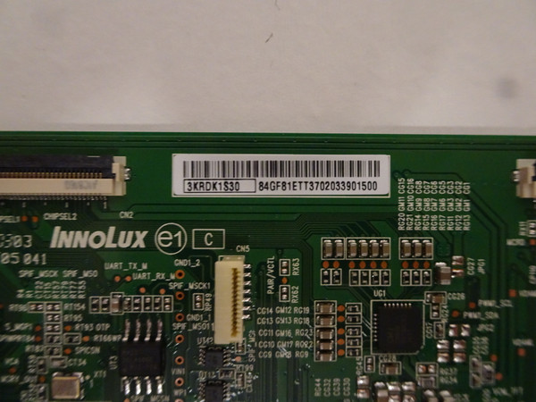 Sony XBR-75Z9D T-Con Board (INNOLUX) 3KRDK1S30