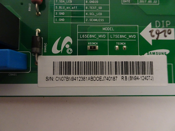 Samsung QN65Q7FAMFXZA LED Driver (L65E8NC_MVD, BN94-12407J) BN94-12381A