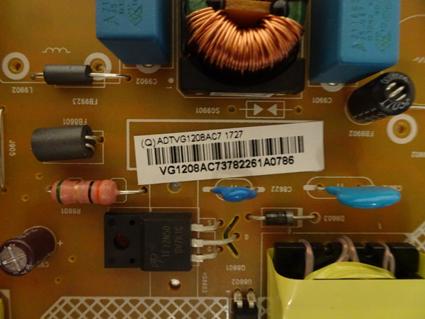 Vizio D39F-E1 Power Supply (715G8856-P01-000-0H2S) ADTVG1208AC7